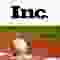 A logo reading "Inc." in black on white, above a baseball lying on a baseball field.